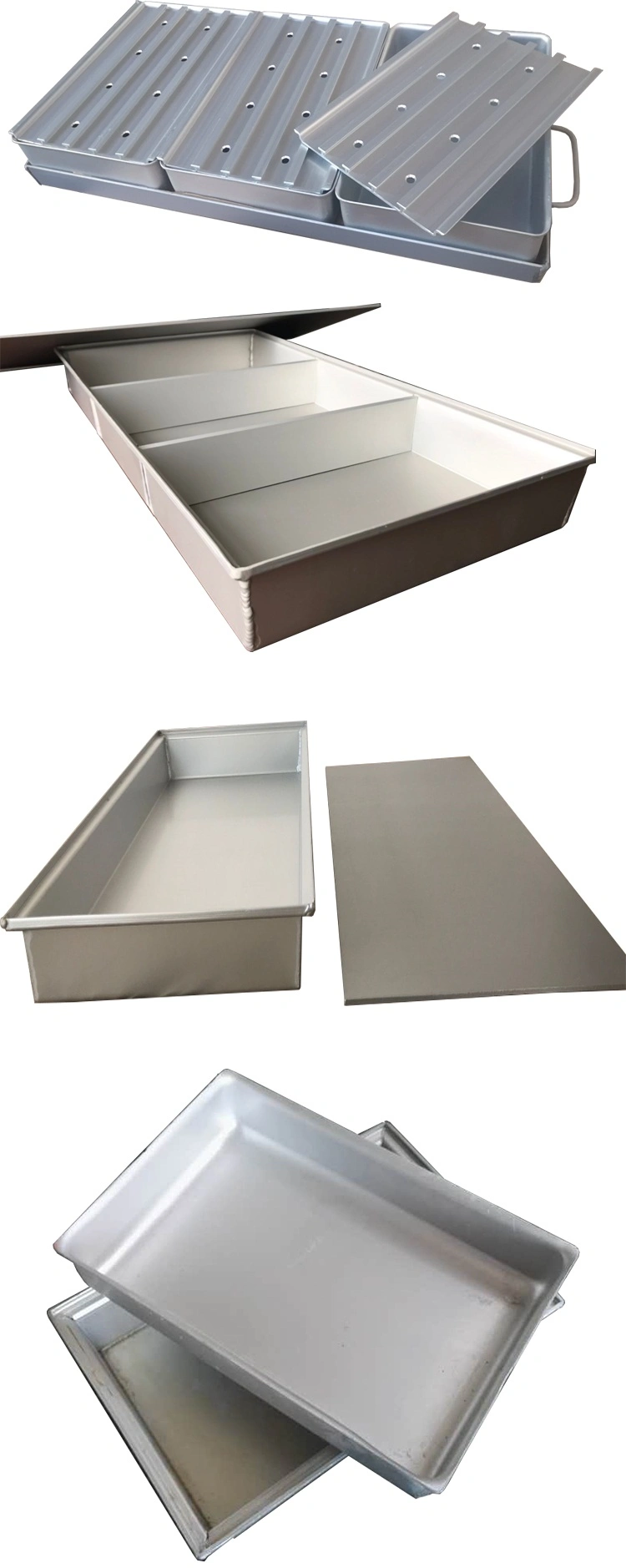 Fast Freezing Aluminum Freezer Box 1kg Block Frozen Shrimp, Small Aluminum Box, Aluminum Freezer Pan