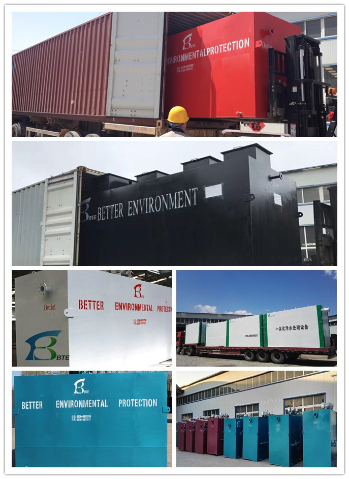 3t/H Compact Wastewater Treatment Machine for Nursing Homes Domestic Sewage Treatment