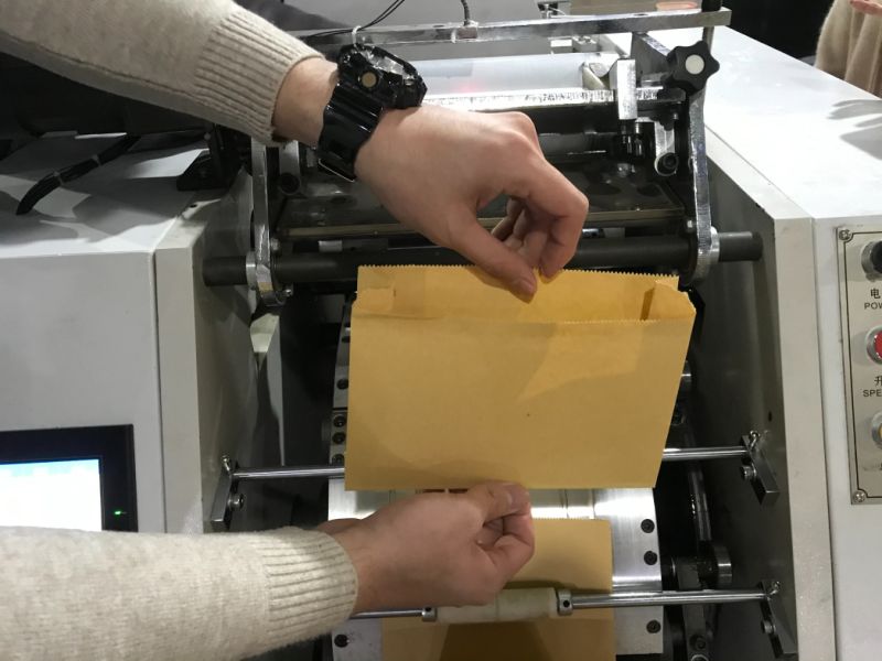 V Sharp Bottom Paper Bag Making Machine Paper Bag Forming