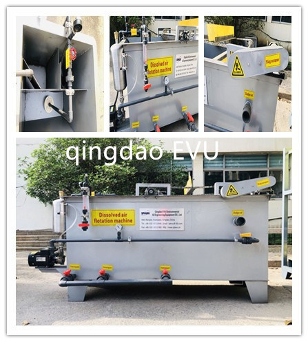 Small Daf Dissolved Air Flotation Food&Beverage Industry Oily Water Treatment Machine