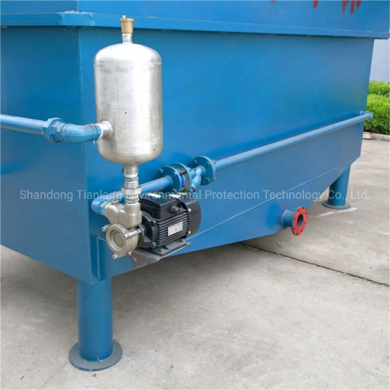 2020 Latest Model Slaughter House Waste Water Treatment Equipment Dye Sewage Wastewater Treatment Dissolved Air Flotation Unit