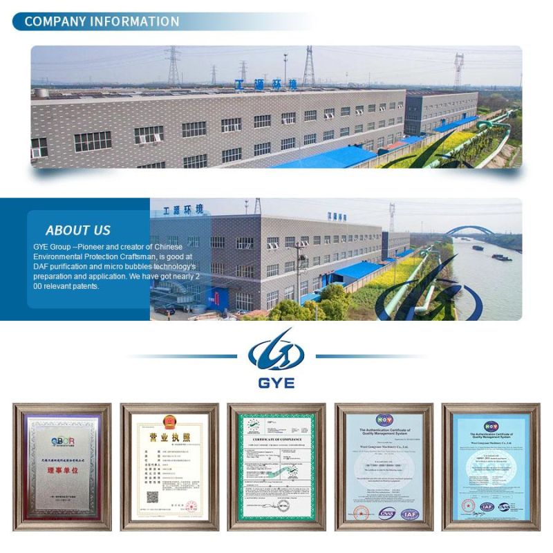 Sewage Treatment Plant Dissolved Air Flotation Unit of Advanced Technology