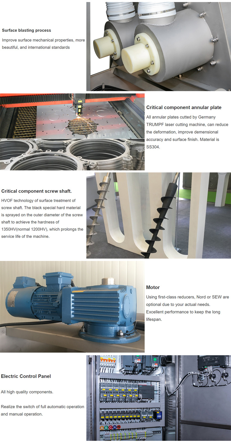 Screw Type Dewatering Machine Filter Press