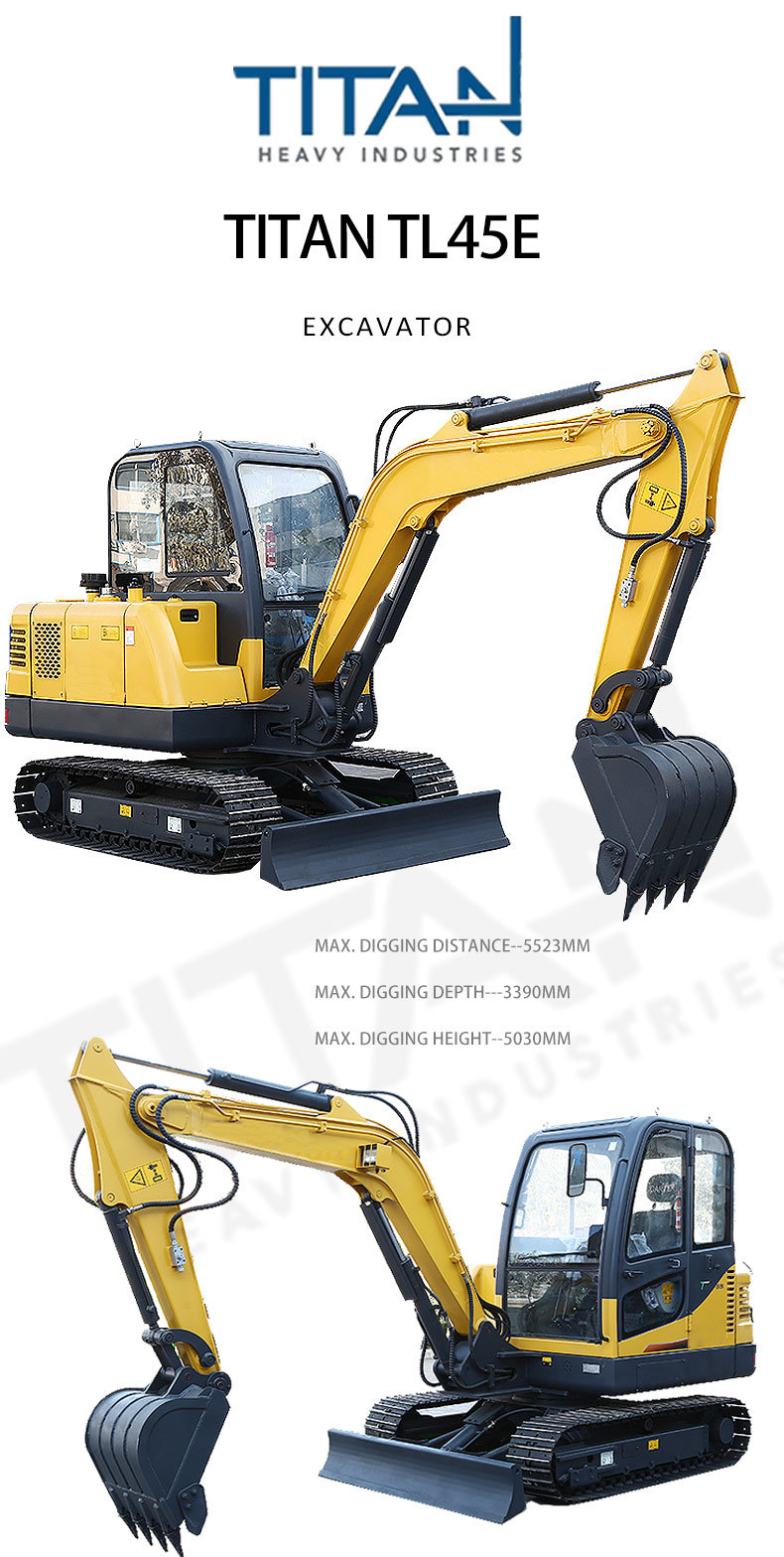 OEM Mini Excavator Machine Widely Used In Gardening, Orchard,Papermaking Factory
