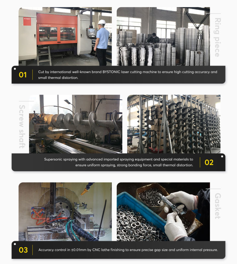 Sewage and Wastewater Treatment Screw Type Sludge Dehydrator Operation Automatically