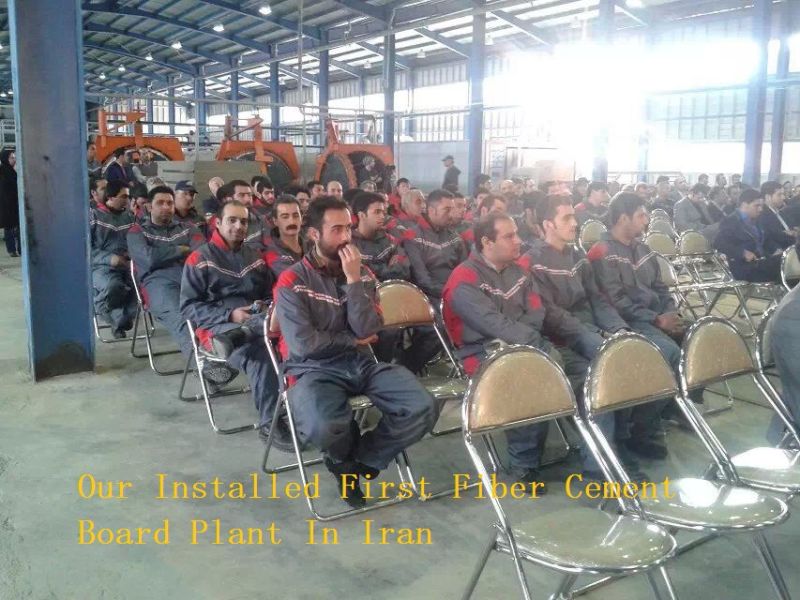 Machine Test Run-Cambodia Hastchek Production Line Fiber Cement Panel