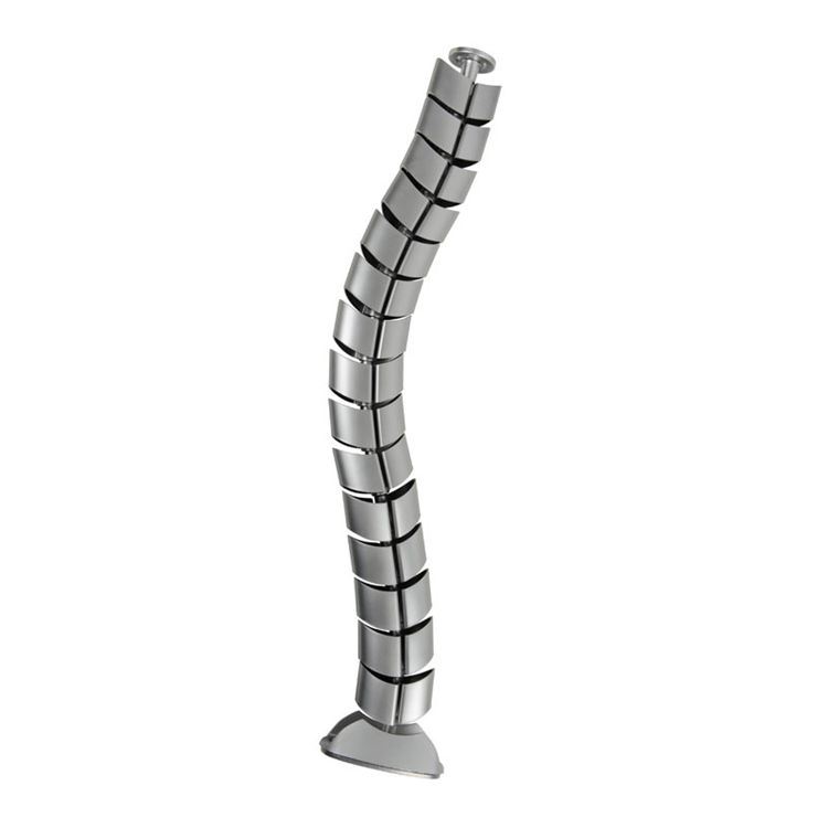 Under Office Desk Mounted Snake Cable Management Spine