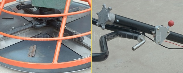 Walk-behind Concrete trowel machine with gasoline engine driven
