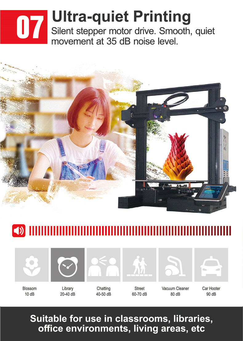 Corexy Structure Xyz Printing Lead Screw Best 3D Printer Under 500