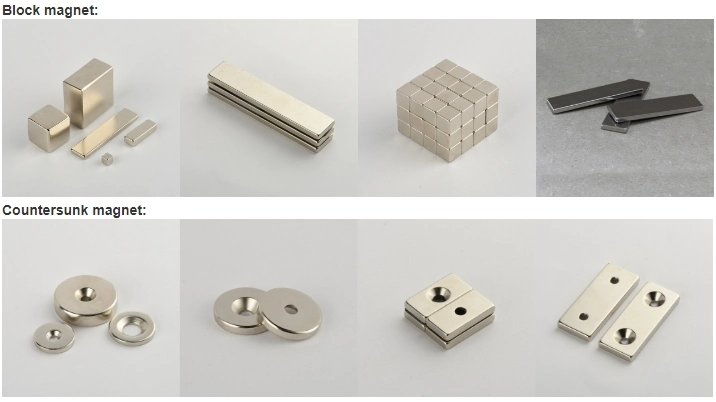 Sintered NdFeB Permanent Magnet Block