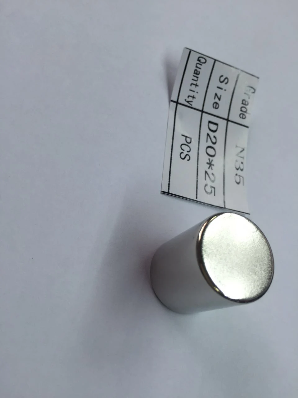 Neodymium magnet disc magnet: D20X25mm D20*25