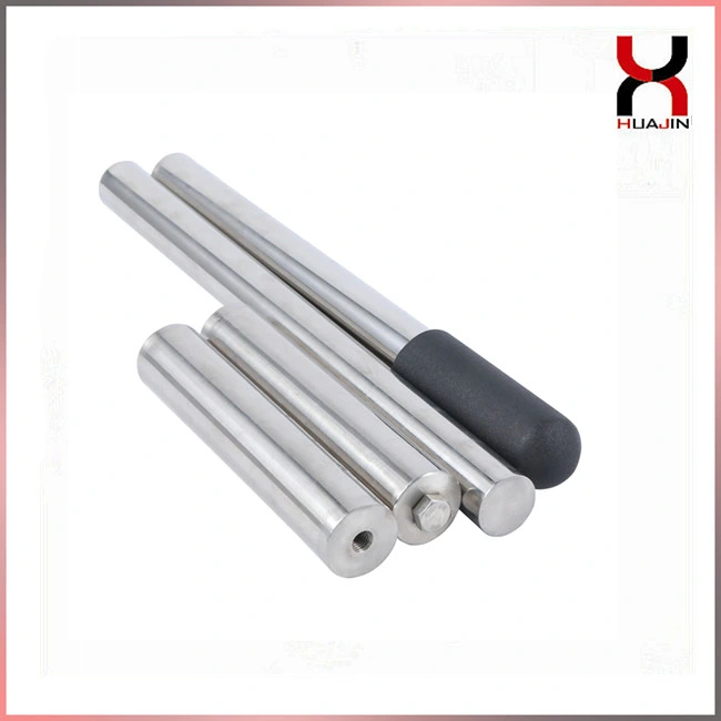 Rare Earth Permanent Magnet Rod High Gauss Neodymium Magnets Free Sample