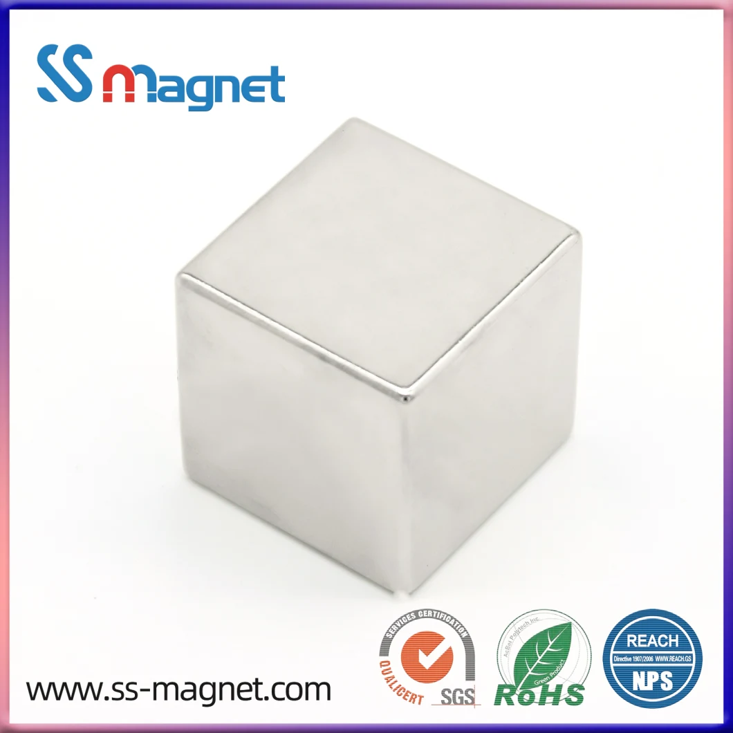 Disc Round Cylinder Permanent Neodymium NdFeB Strong Magnet with Nickel Coating