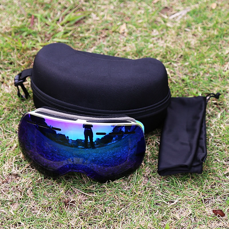 2020 New Super Magnet Adsorption OEM Goggles TPU Matte Color Frame Youngster Ski Goggles