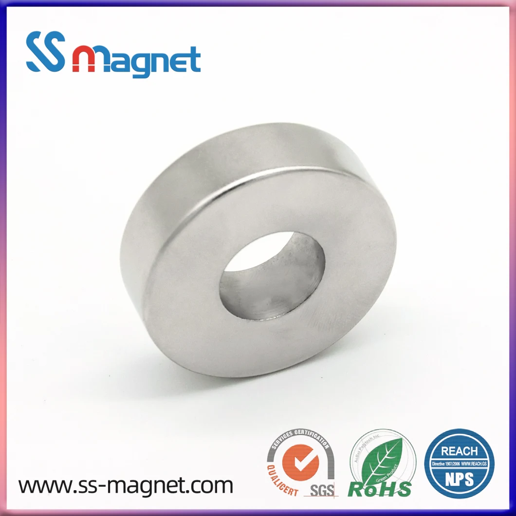 Disc Round Cylinder Permanent Neodymium NdFeB Strong Magnet with Nickel Coating