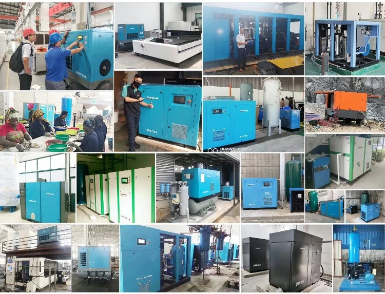 USA Free Shipping Hanbell Air End 30 HP 22kw Permanent Magnet Frequency Conversion Air Compressor