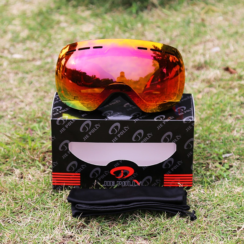 2020 New Super Magnet Adsorption OEM Goggles TPU Matte Color Frame Youngster Ski Goggles