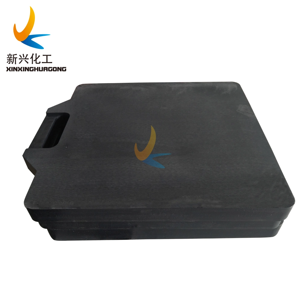 Weather-Proof and Durable Crane Mats UHMWPE Outrigger Pads