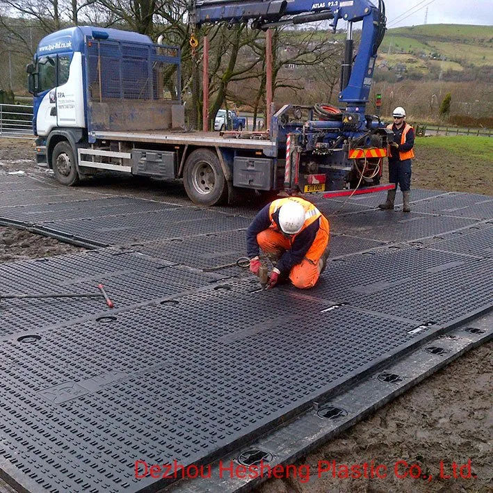 Construction Road Mats, PE Bog Mats, Swamp Protection Ground Mats