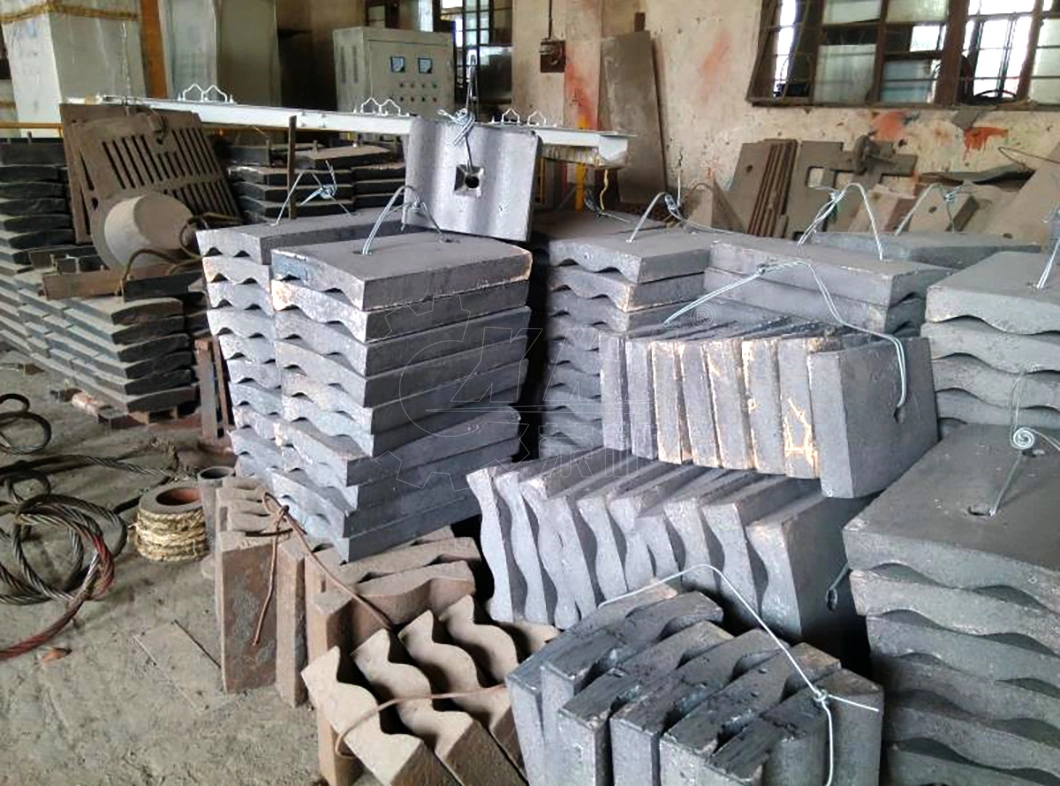 Good Wear Resistance Mill Liners Plates HRC48 Mn18% Mill Liners Cr-Mo Alloy Steel Ball Mill Liner Plates Eb6003