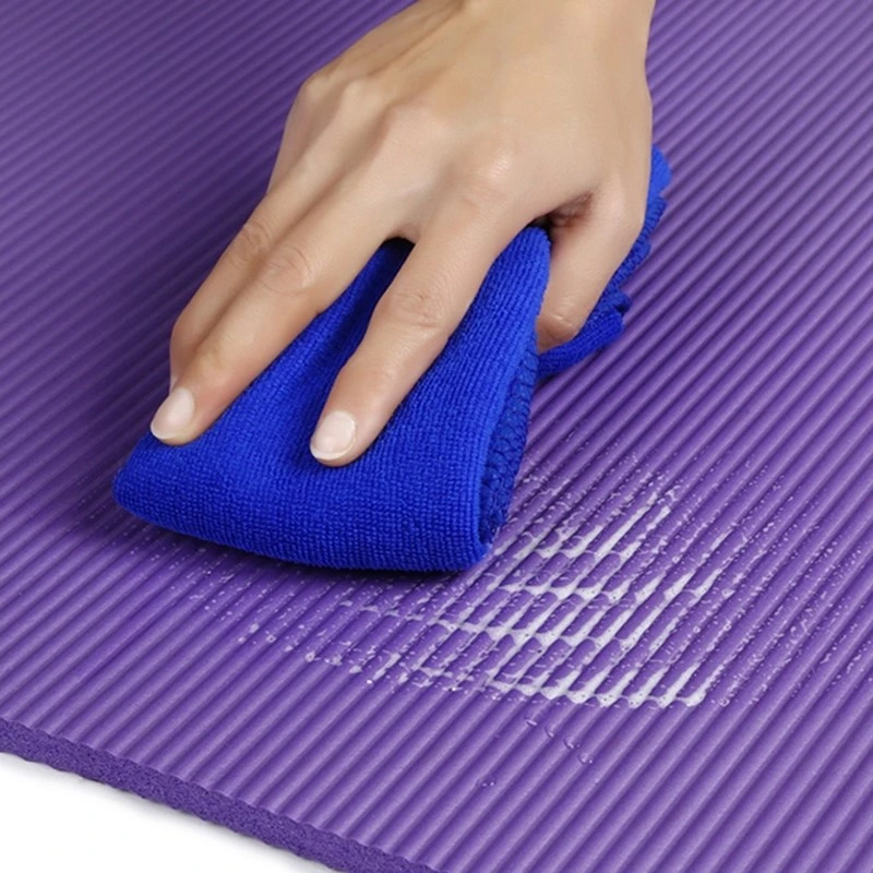 Custom Printed Eco Friendly Natural Rubber Foldable Fabric Suede Microfiber TPE Yoga Mats