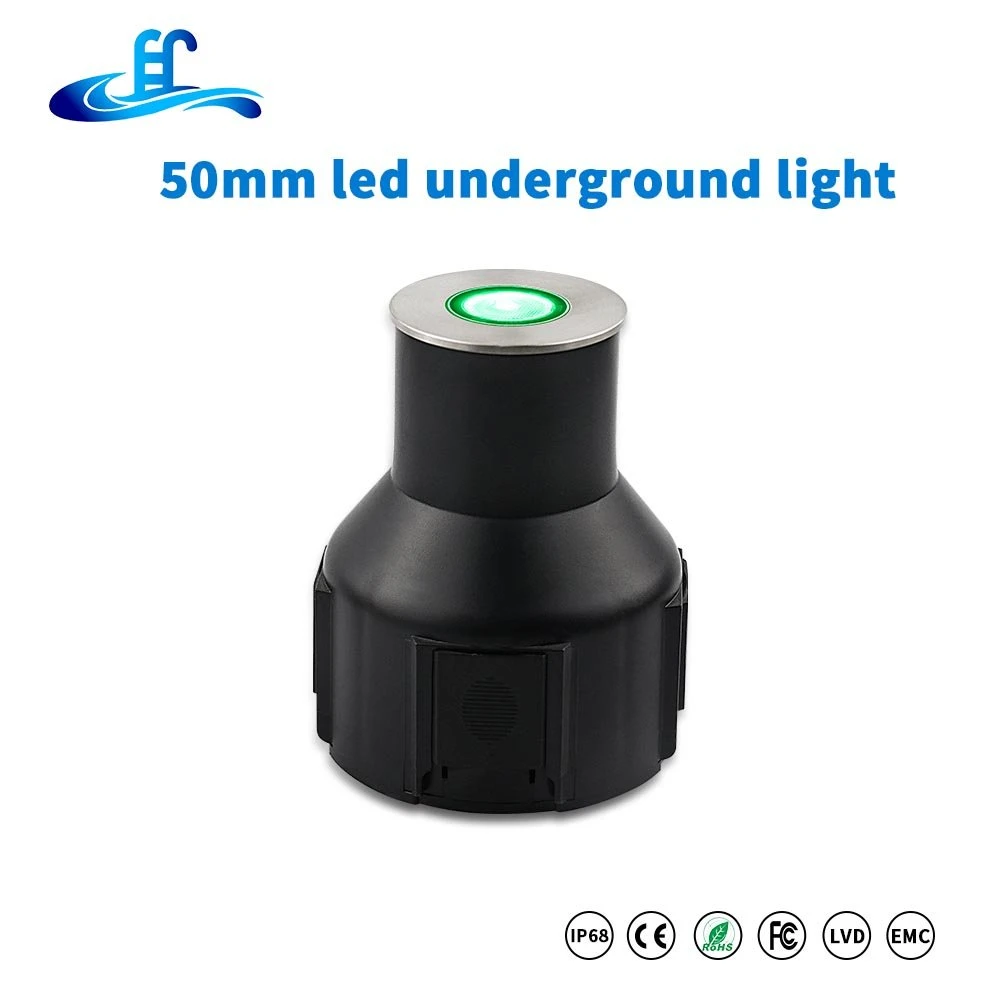 Aluminum IP65 Waterproof 3W Outdoor Floor RGB Garden Inground Deck Light