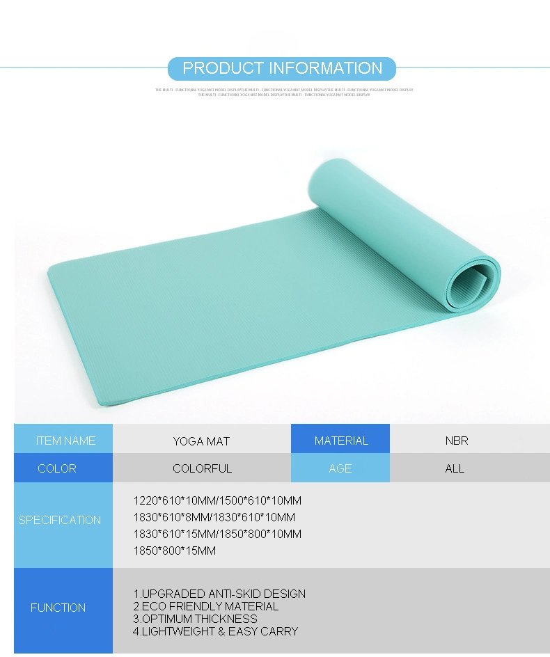 Custom Printed Eco Friendly Yoga Matt New TPE Yoga Mats