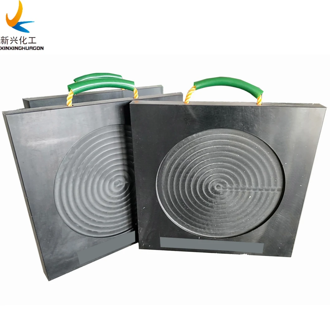 Weather-Proof and Durable Crane Mats UHMWPE Outrigger Pads