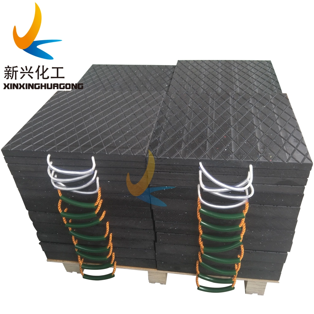 Weather-Proof and Durable Crane Mats UHMWPE Outrigger Pads