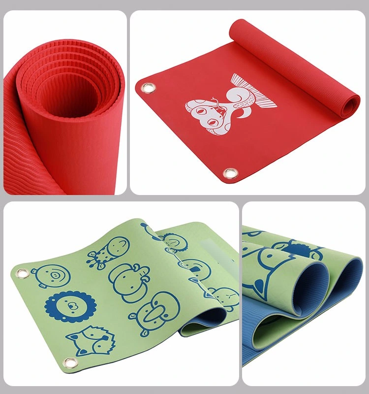 Custom Print Waterproof TPE Yoga Mats Eco Friendly