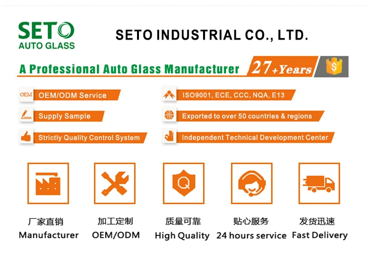 High Quality Automobile Glass/Front Windscreen/Front Laminated Windshield/Auto Glass/Car Glass From China Factory