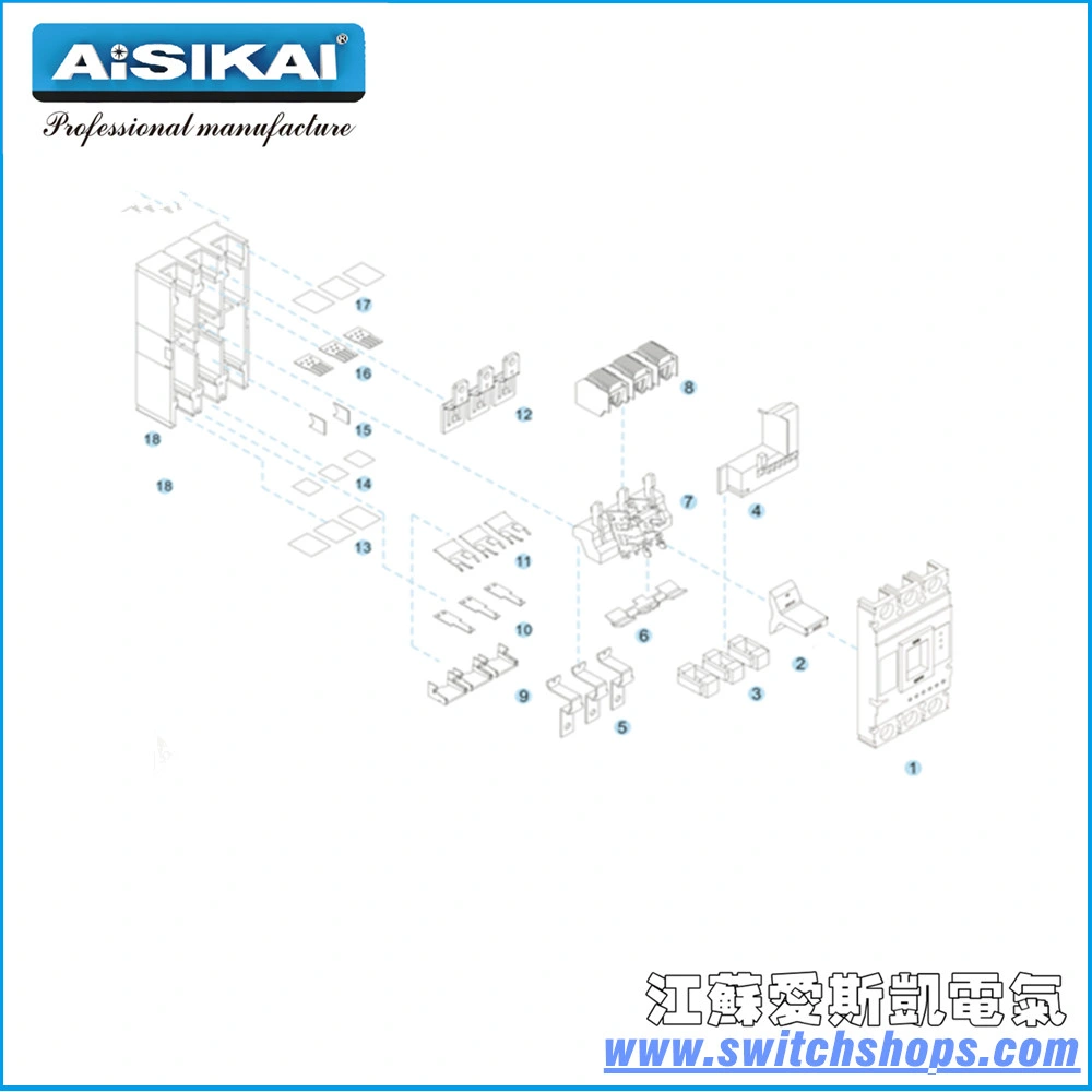 100A/200A Electronic Circuit Breaker 3p CCC/Ce