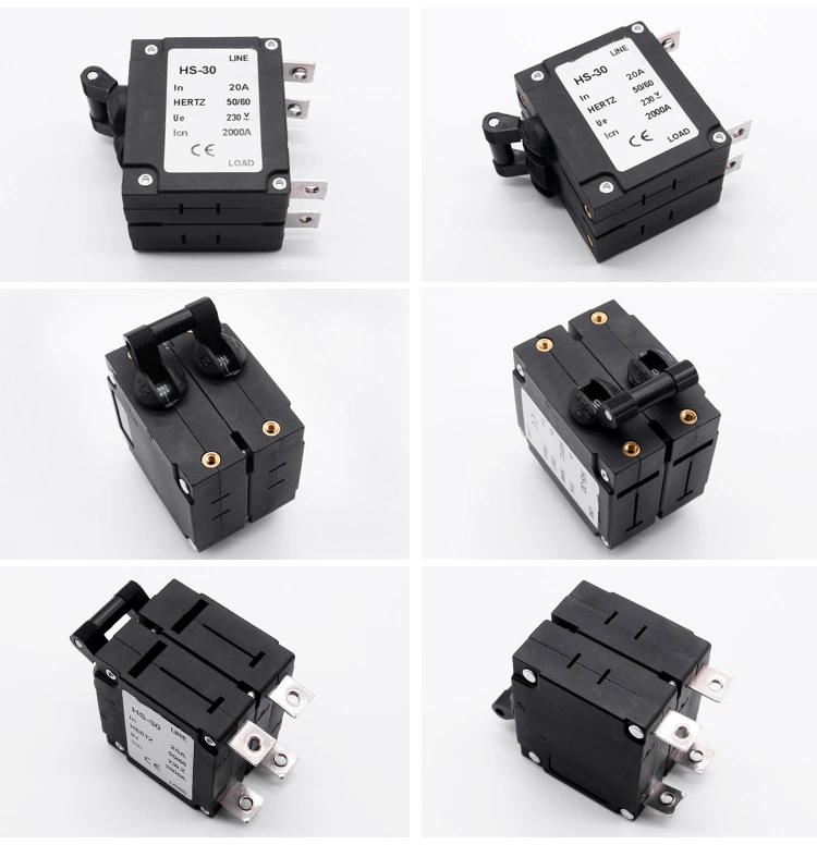 Plastic 10A Circuit Breaker Thermal Overload Protection Switch