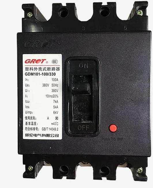 Thermal Magnetic Circuit Breaker 3p MCCB 80/100A