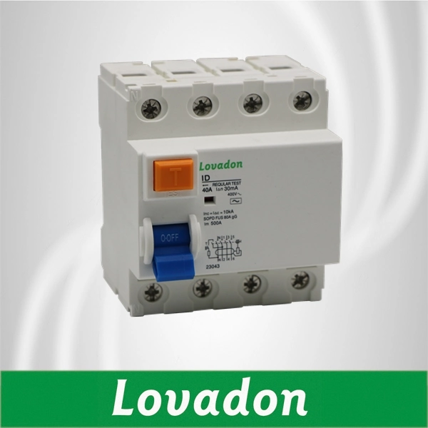 ID Type air circuit breaker parts 4 Pole Automatic rccb Circuit Breaker Residual Current Circuit Breaker