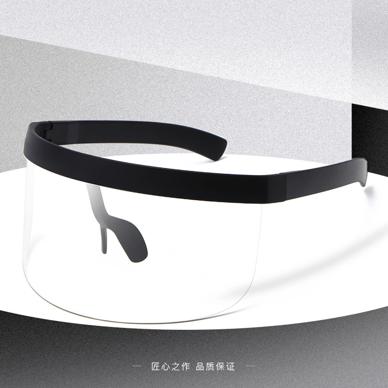 Fashion One Piece Sunglasses Oversize Big Large Shield Visor Goggles Sunglasses for Men Women