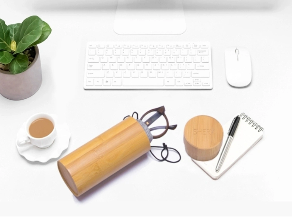 Hot Sale Fashionable and Eco-Friendly, Customized Hard Bamboo Case for Reading Glasses and Sunglasses