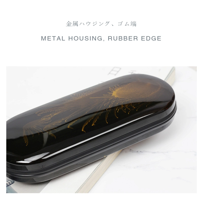 Shining, Lacquered, Hard Protective Case for Reading Glasses, Sunglasses; Customized Eyeglasses Case