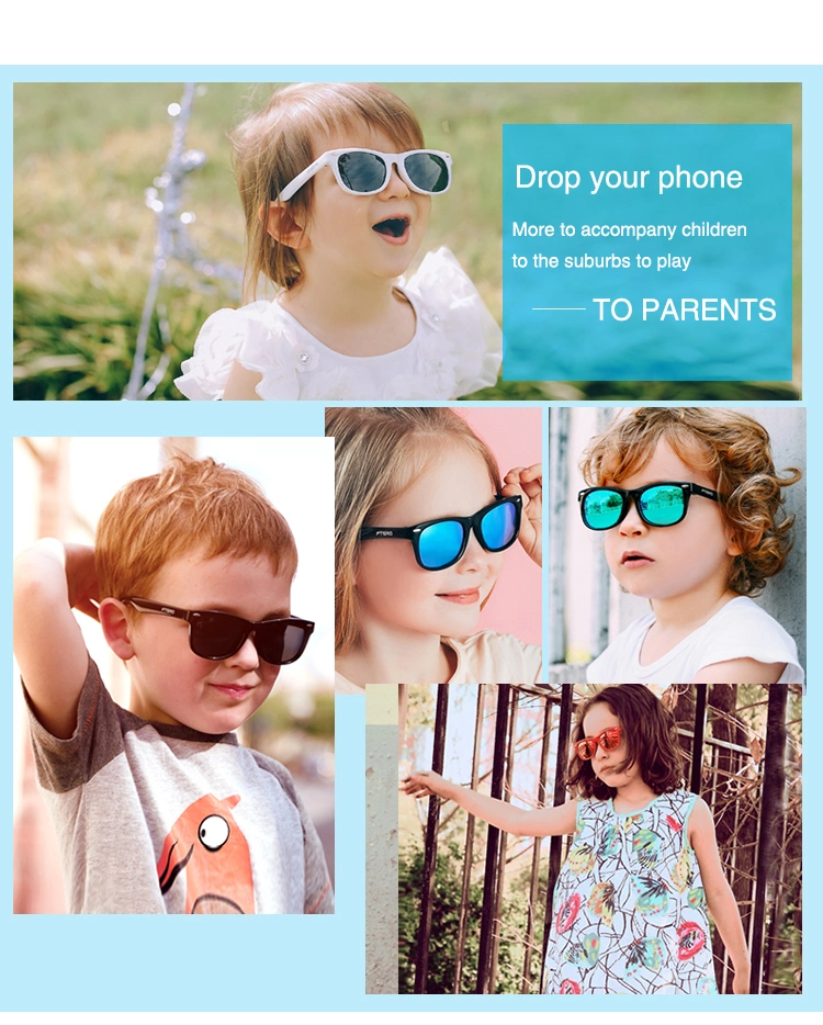 UV400 Children Cartoon Colorful Film Sunglasses Kids Sunglasses