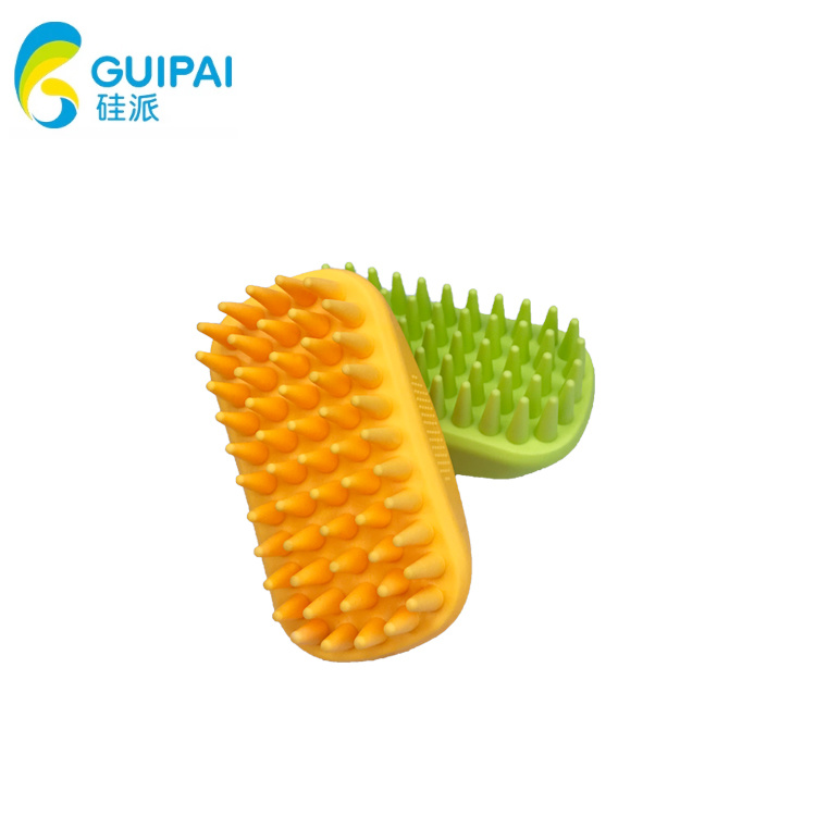Multi-Functional Pet Shower Pet Shampoo Massage Brush Dog Grooming Brush Silicone Pet Brush