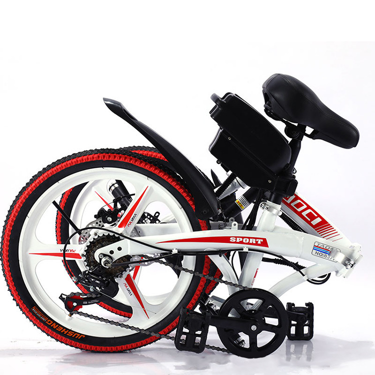 20 Inch Foldable Electric Bicycle Brushless Motor Electric Folding Bike