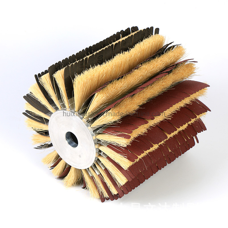 Polishing Sandpaper and Sisal Roller Brush