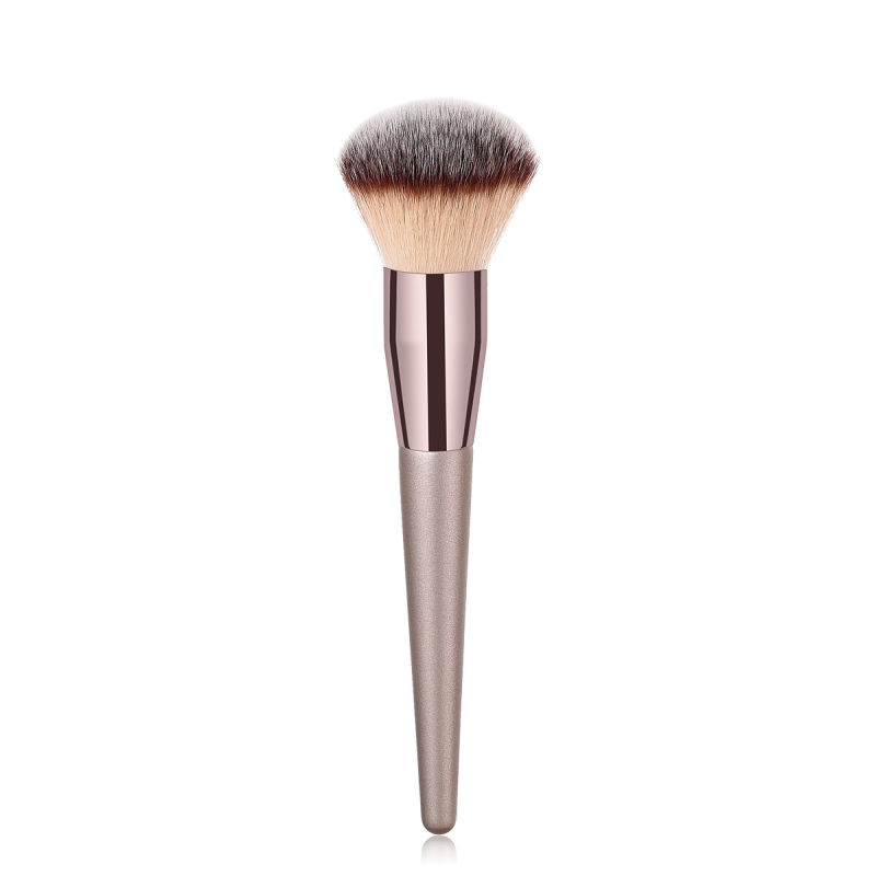 Luxury Champagne Gold Makeup Brush, Premium Synthetic Highlight Brush Blush Brush Contour Brush Small Round Shadow Brush