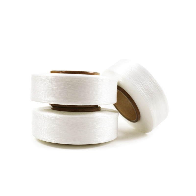 POY Raw White Yarn 100% Pet Material Polyester Filament 100/96
