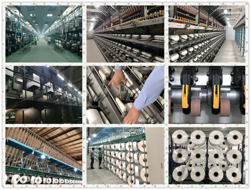 China Manufacturers Cationic Spun Polyester Yarn Blends Cotton 20s 100% Polyester Spun Yarn