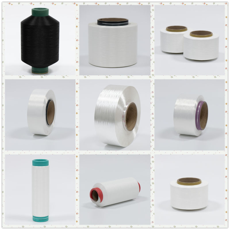 China Manufacturers Cationic Spun Polyester Yarn Blends Cotton 100% Polyester Spun Yarn