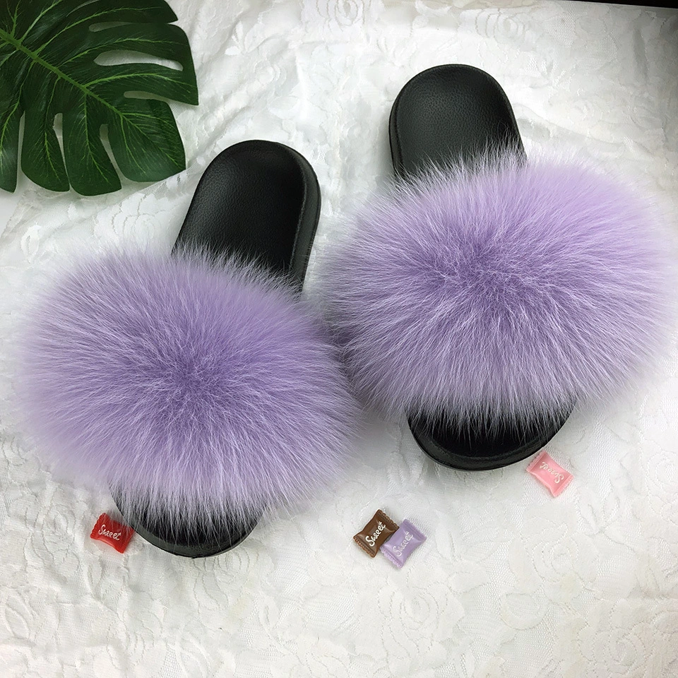 Wholesale Fur Slippers, Ladies Fur Slides, Girls Shoes