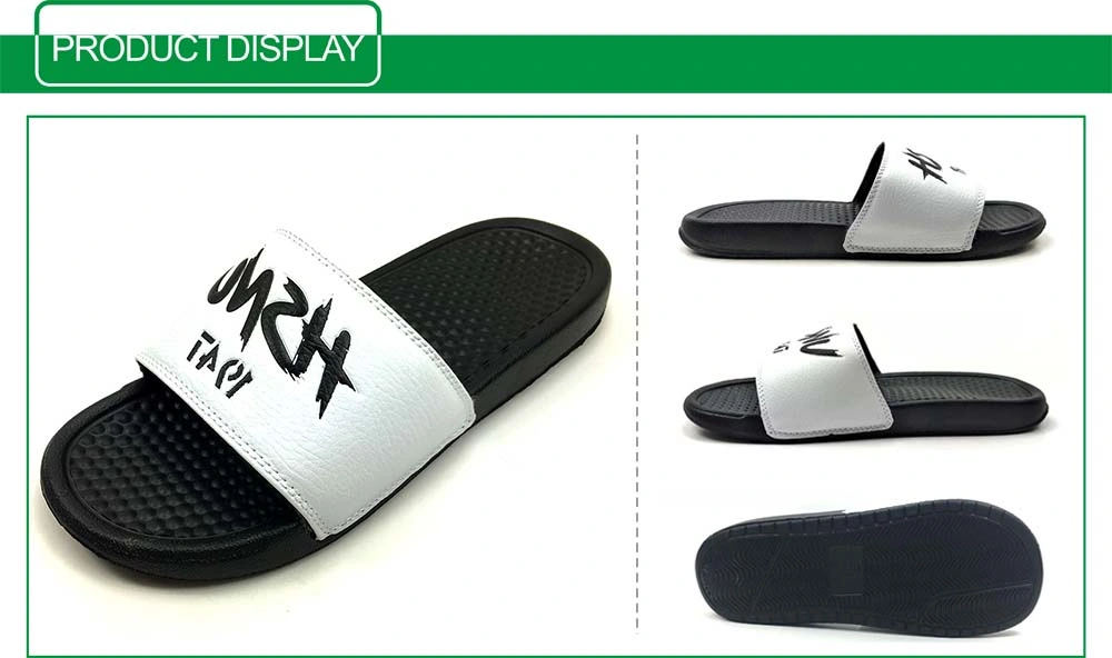 Blank Printed Mens EVA Beach Slippers, Custom Made White Slipper and EVA Sandals, Summer Mens Branded Slides Footwear EVA Slippers