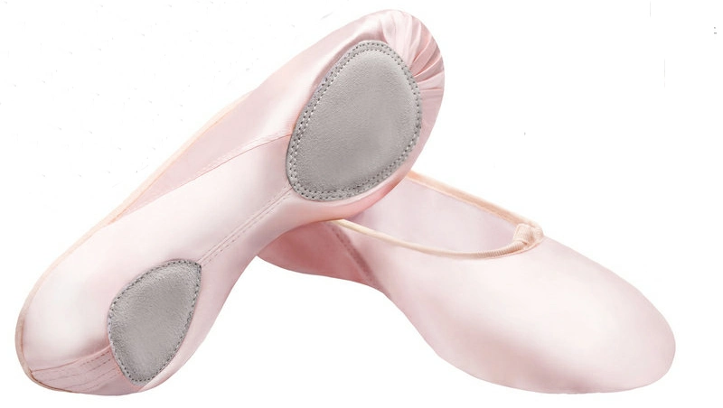 Satin Split Sole Ballet Shoe Ribbon Ballet Pink Wholesale Satin Shoes