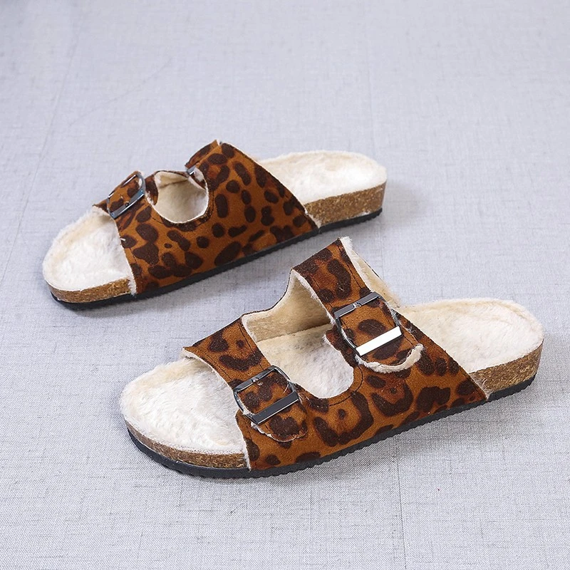 Wholesale Soft Fur Slippers, Cheap Price Women Sandals, Big Size 11 Ladies Slippers